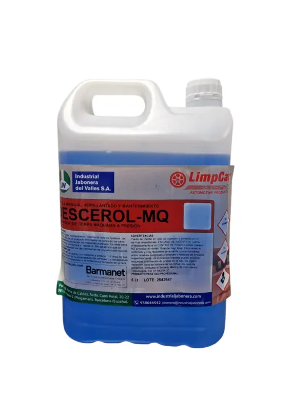 Eliminador de ceras máquinas a presion DESCEROL-MQ 5L Barmanet