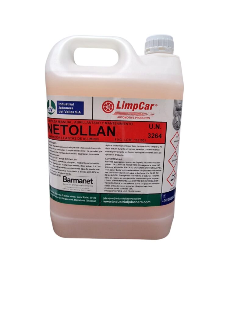 Limpiador llantas de aluminio NETOLLAN 6KG Barmanet