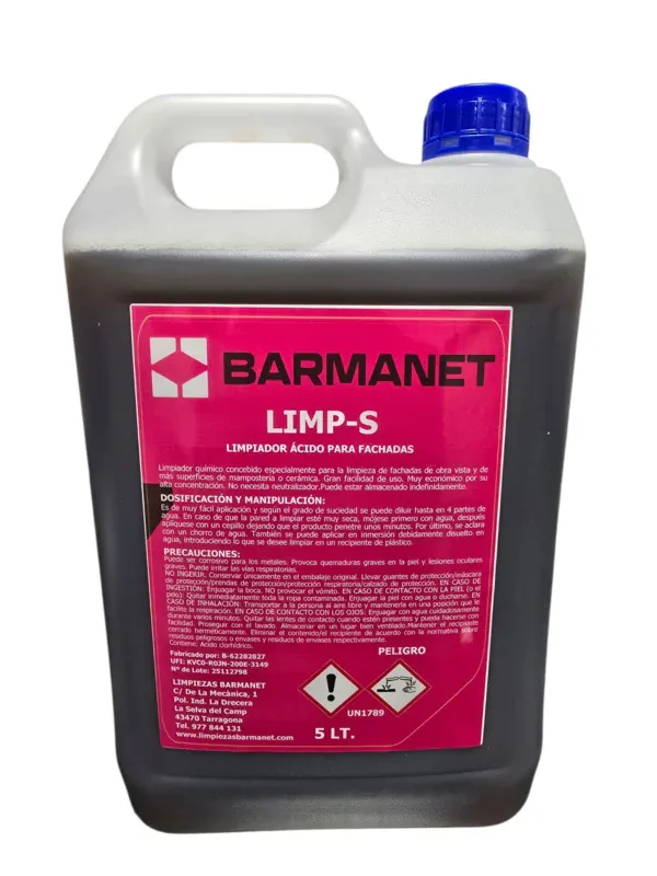 Limpiador fachadas LIMP-S 5L Barmanet