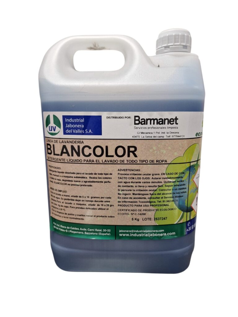 Detergente lavadora BLANCOLOR 5L Barmanet