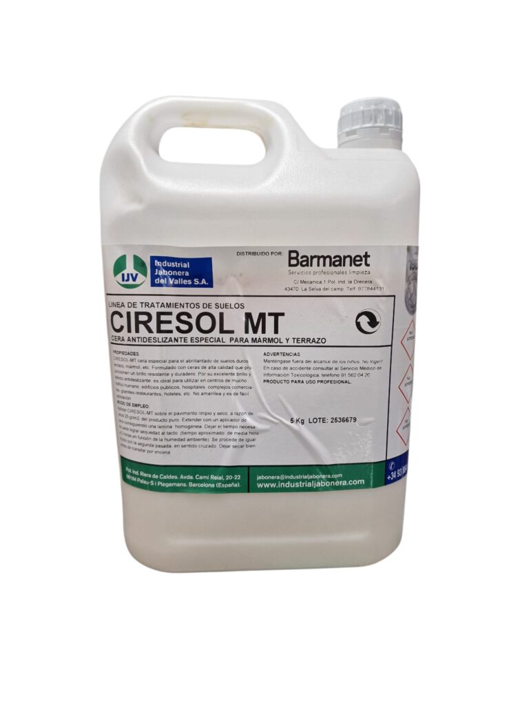 Cera Marmol y terrazo CIRESOL MT 5L Barmanet