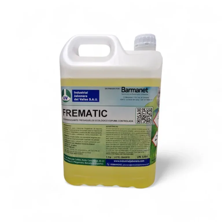 Desengrasante fregasuelos espuma controlada FREMATIC 5l Barmanet