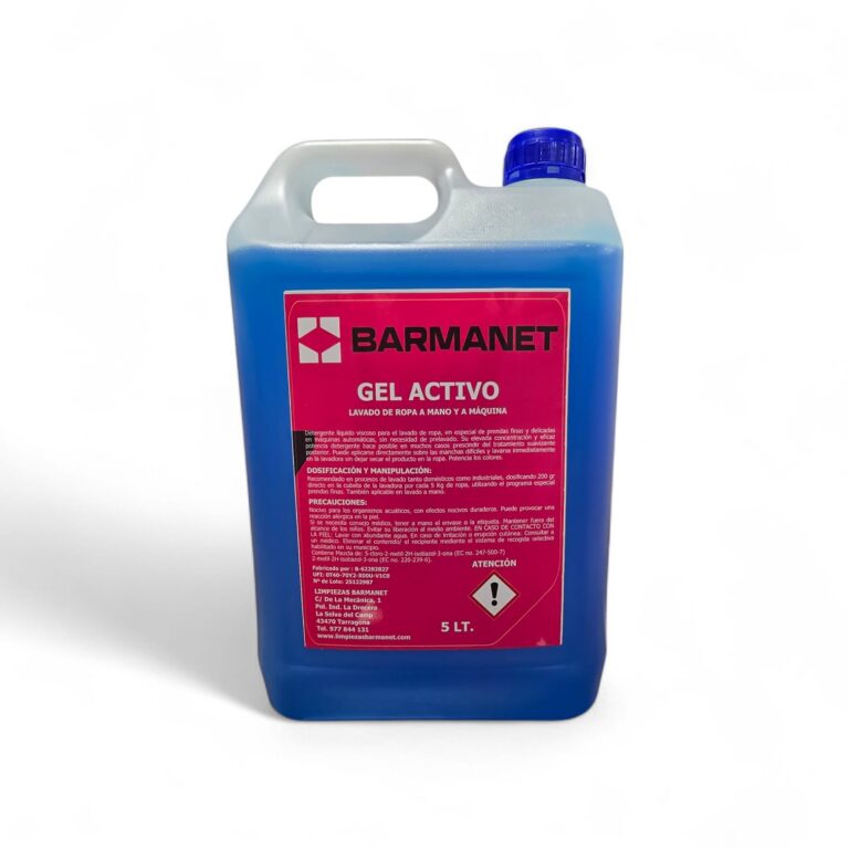 Detergente gel activo 5l Barmanet