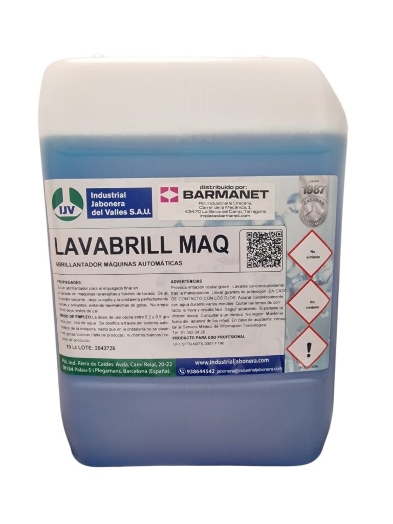 Abrillantador maquinas autom LAVABRILL MAQ 10L Barmanet