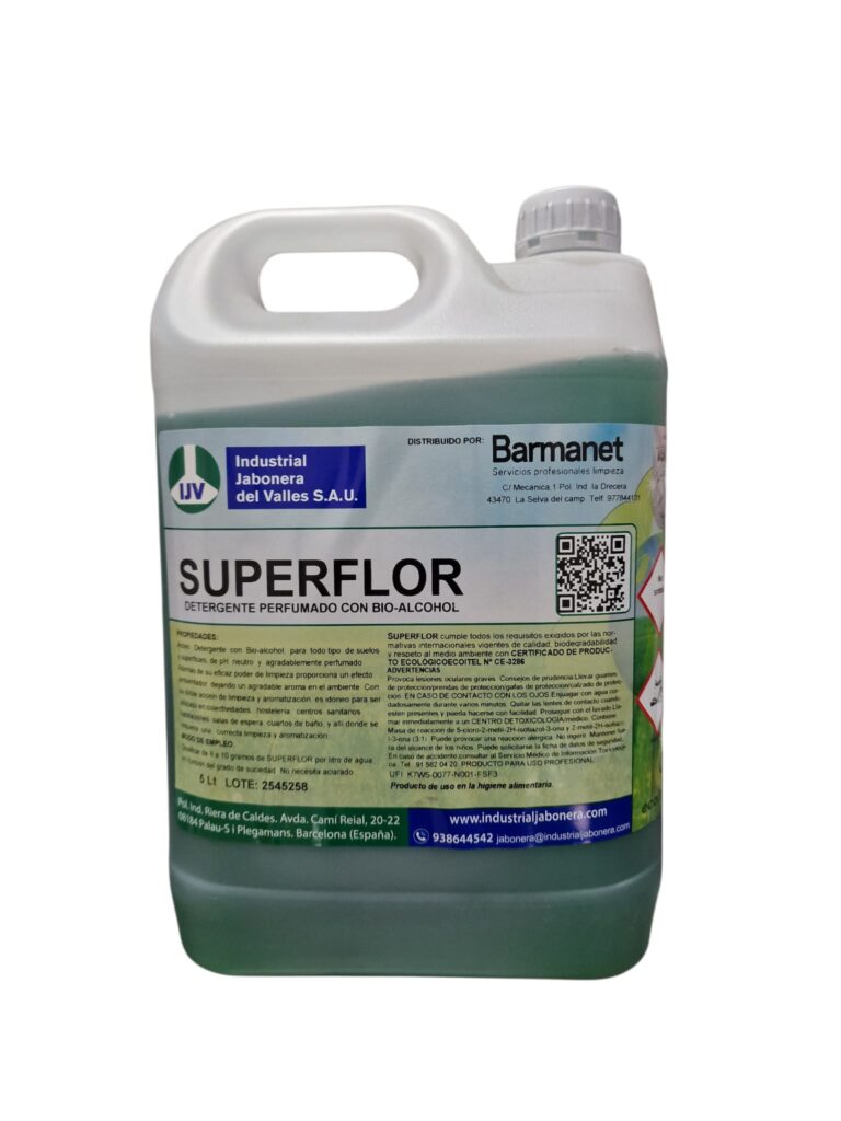 Detergente perfuma Superflor 5l Barmanet