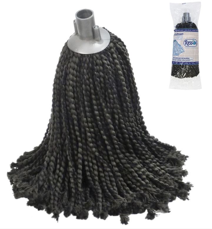 Fregona negra microfibra Barmanet