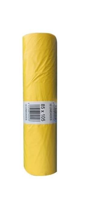 Saco industrial amarillo 85x105